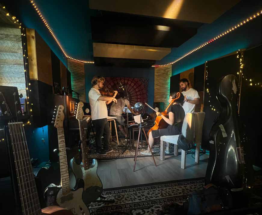 Composing in the studio